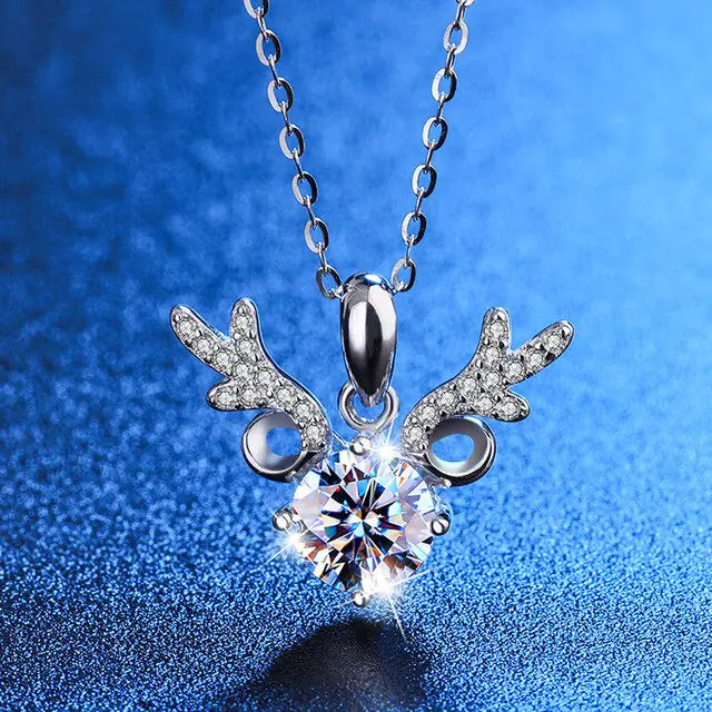 moissanite diamond necklace