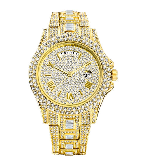 mens luxury crystal watches