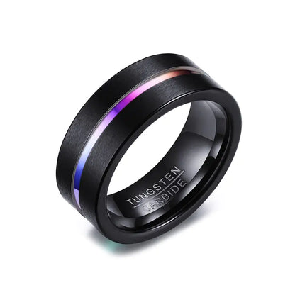 Black Tungsten Ring-C.K Jewelry